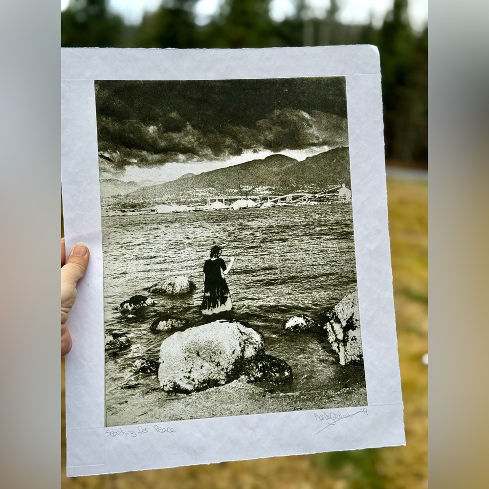 Searching for Peace — Signed Original Etching (1999)